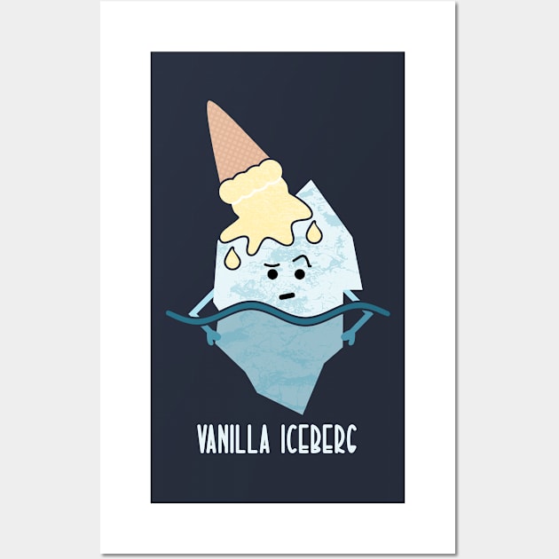 Vanilla Iceberg Wall Art by MorvernDesigns